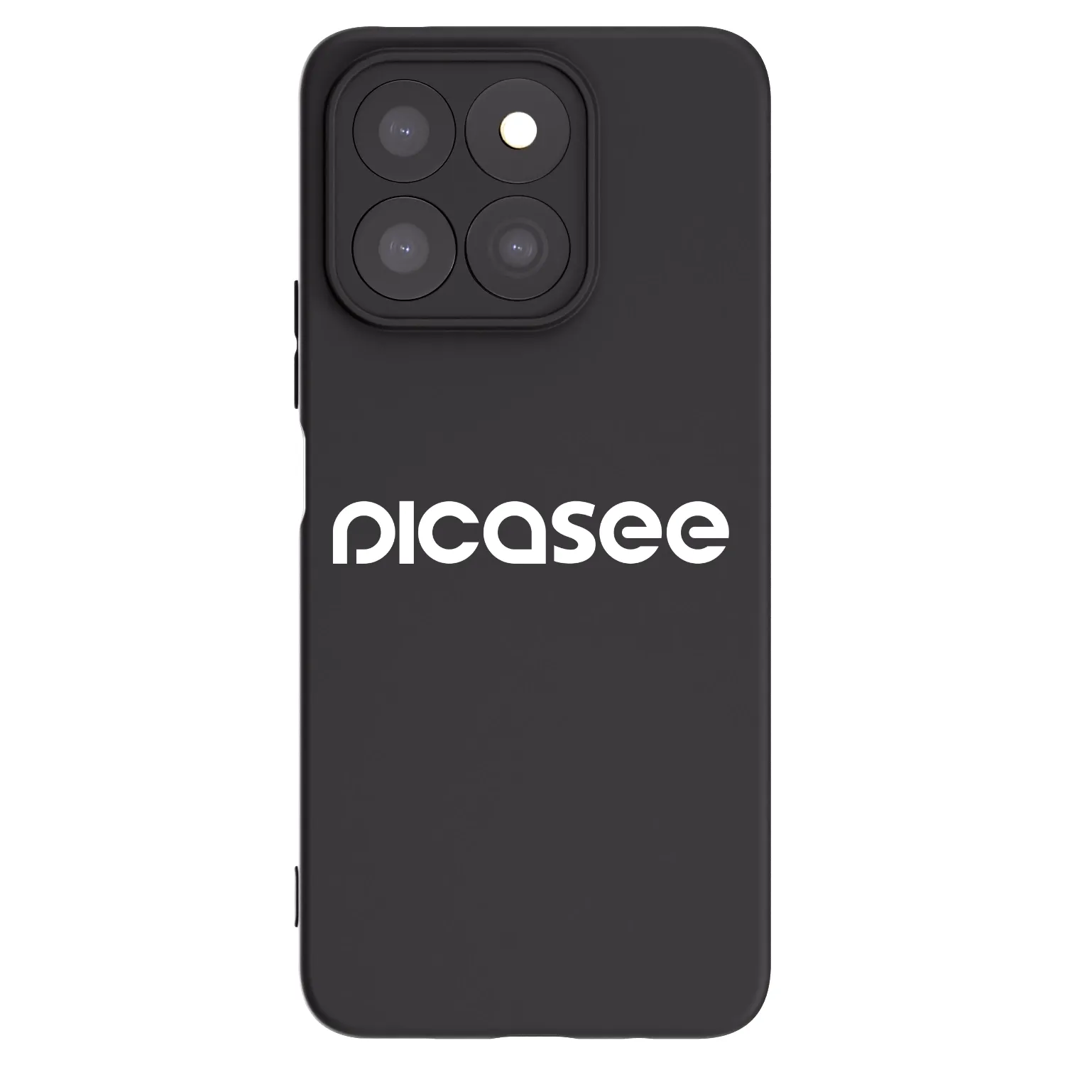 Picasee silikonowe czarne etui na Honor X8c - Picasee - new logo - white