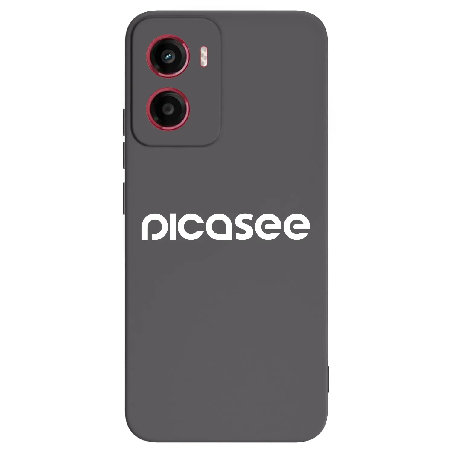 Picasee silikonowe czarne etui na Motorola Moto G05 - Picasee - new logo - white
