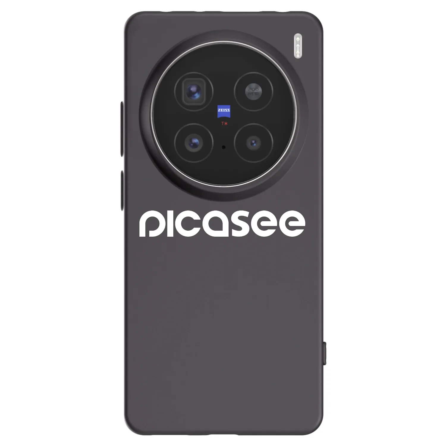 Picasee silikonowe czarne etui na Vivo X200 Pro - Picasee - new logo - white