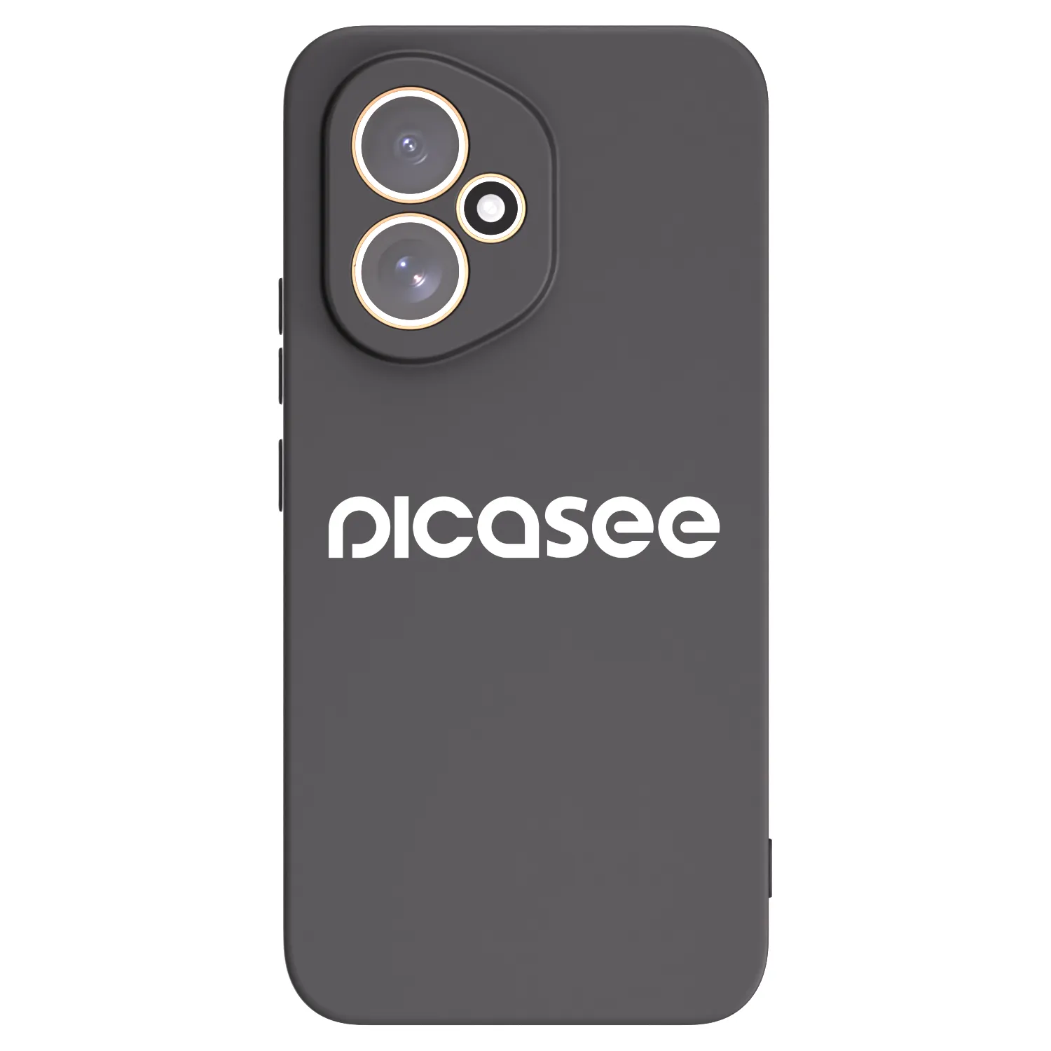 Picasee silikonowe czarne etui na Honor 400 5G - Picasee - new logo - white