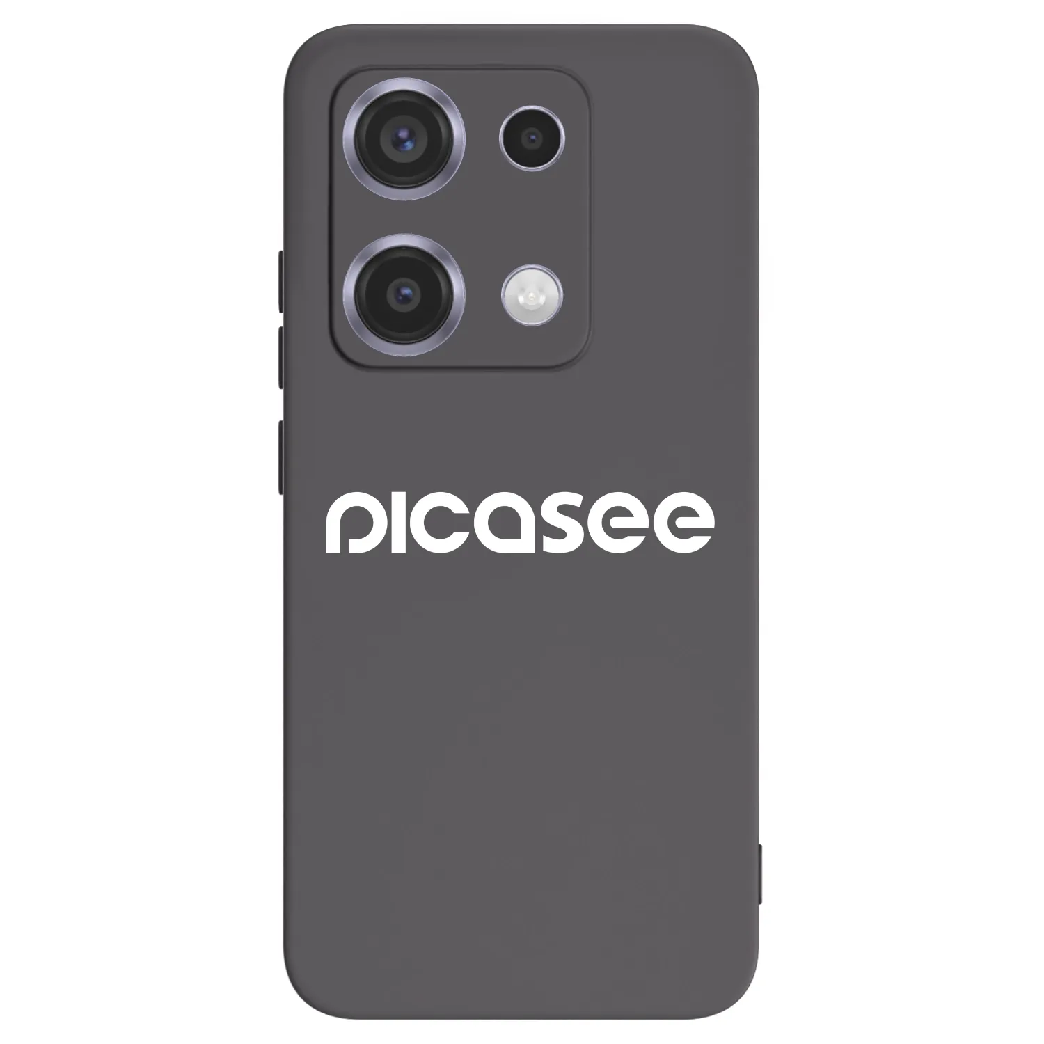 Picasee silikonowe czarne etui na Xiaomi Redmi Note 14S - Picasee - new logo - white