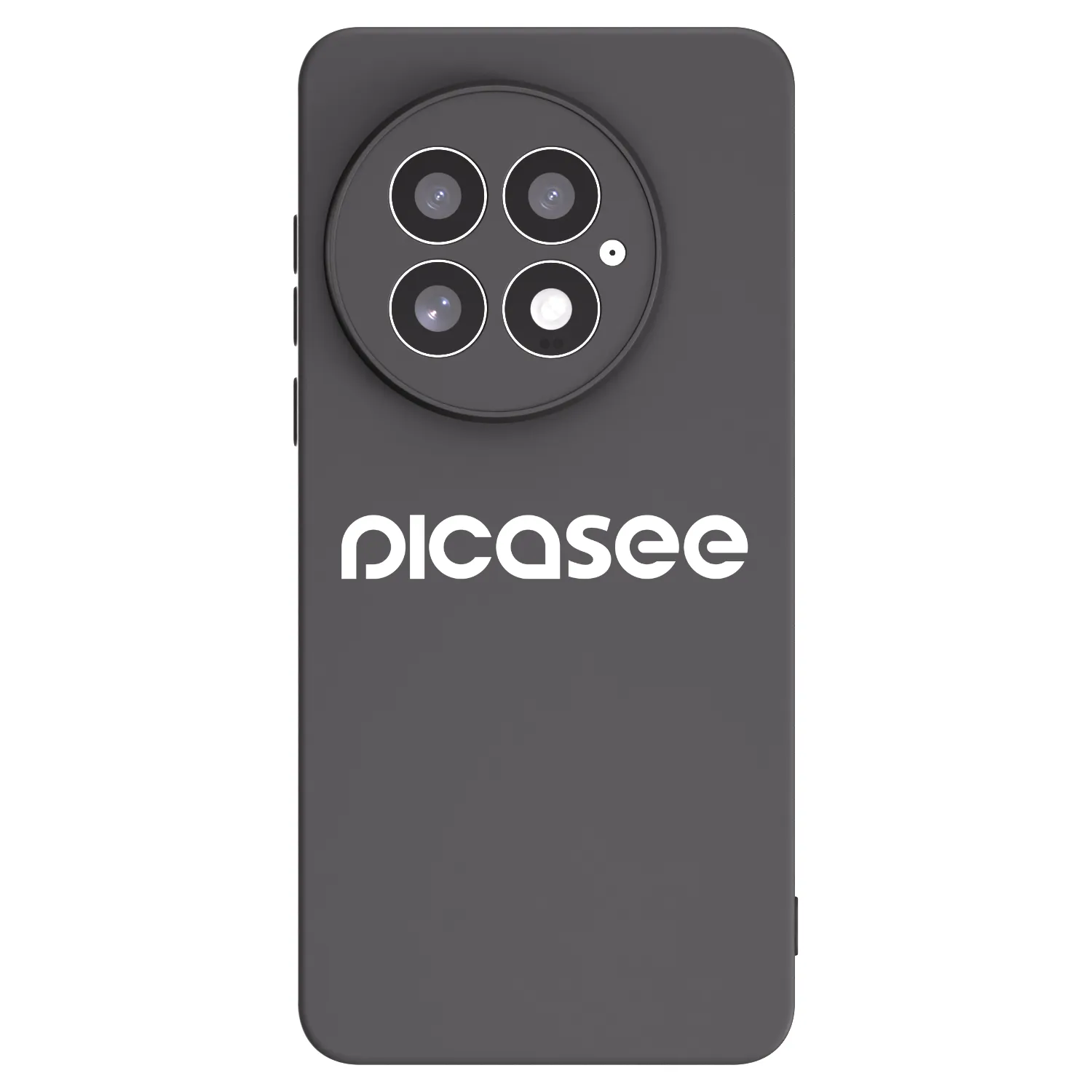 Picasee silikonowe czarne etui na OnePlus 13 5G - Picasee - new logo - white