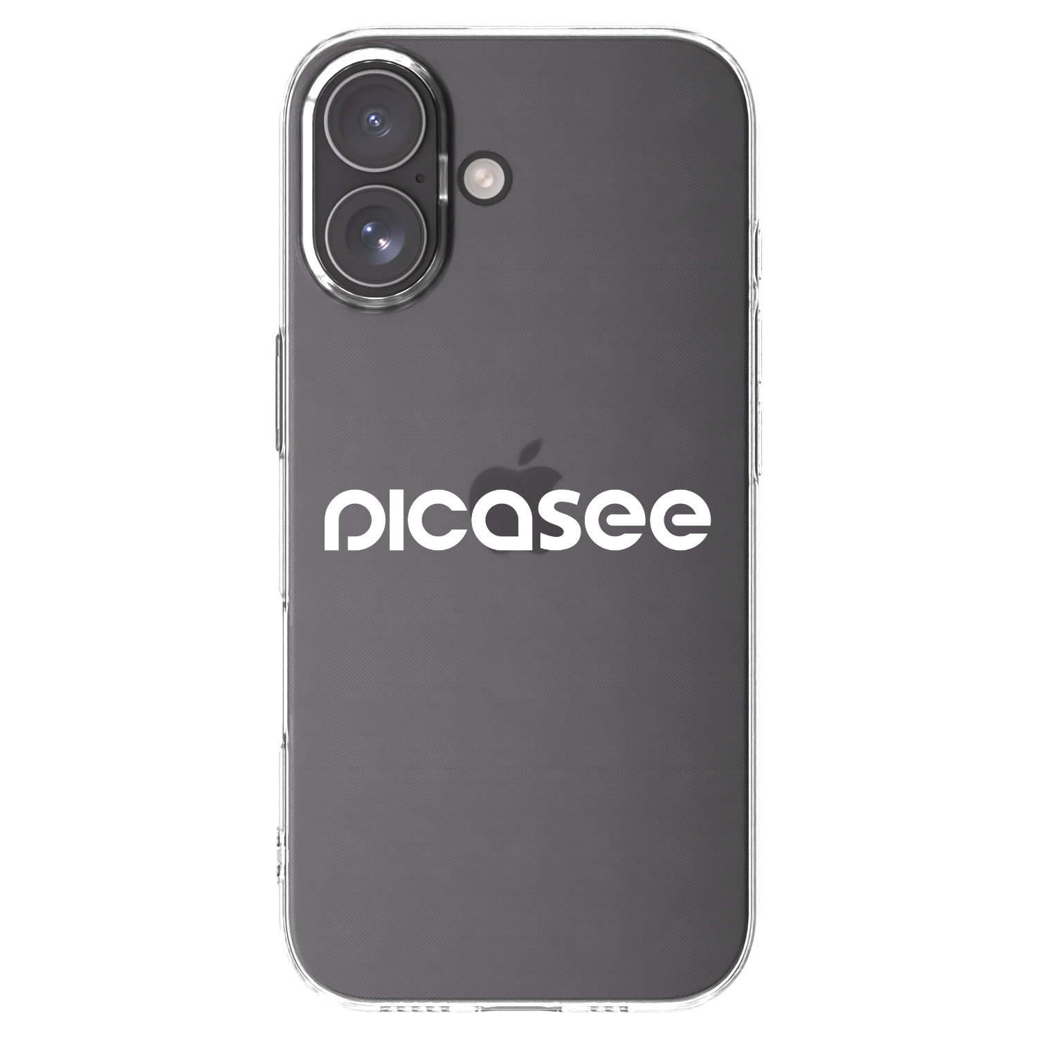 Picasee silikonowe przeźroczyste etui na Apple iPhone 17 - Picasee - new logo - white