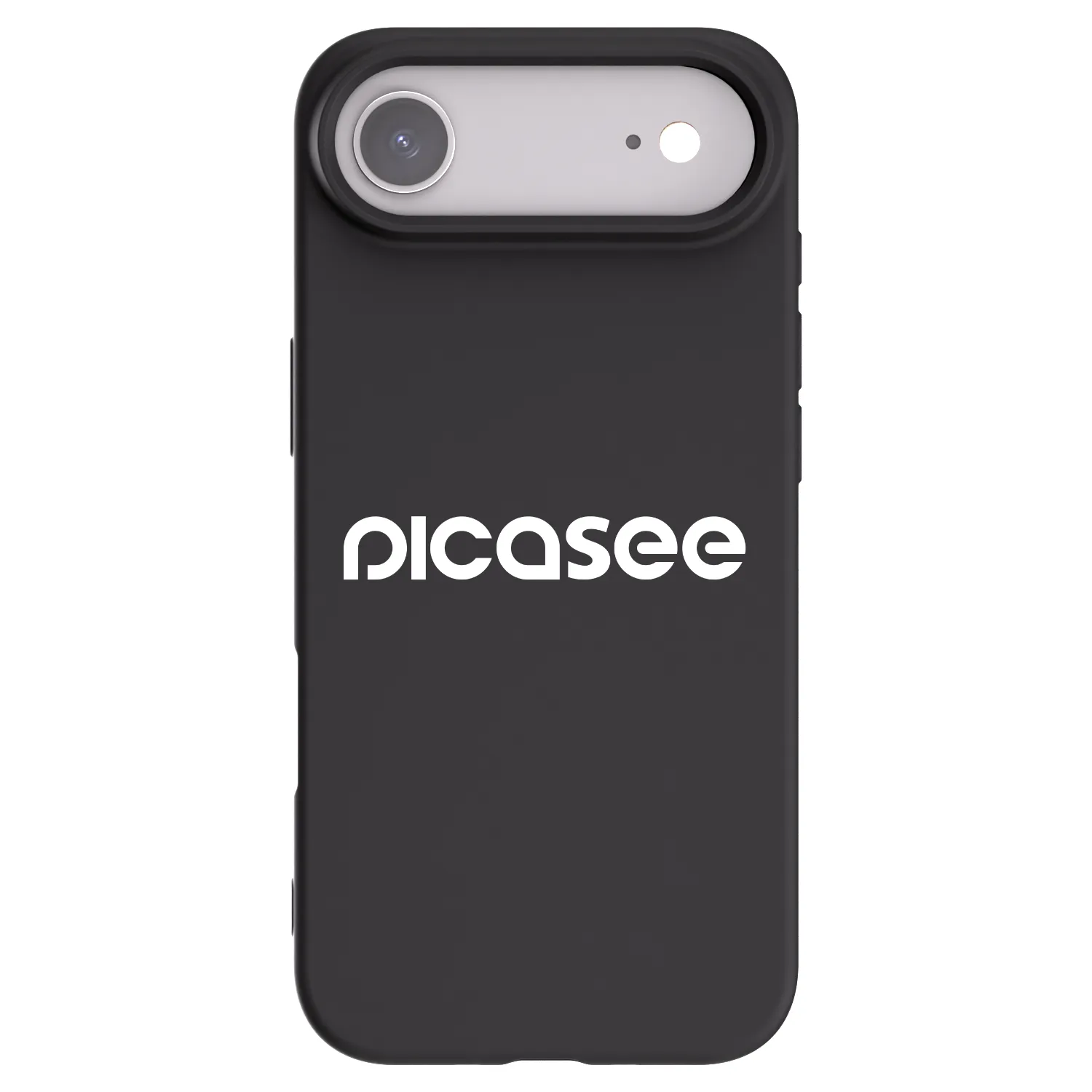 Picasee silikonowe czarne etui na Apple iPhone Air - Picasee - new logo - white