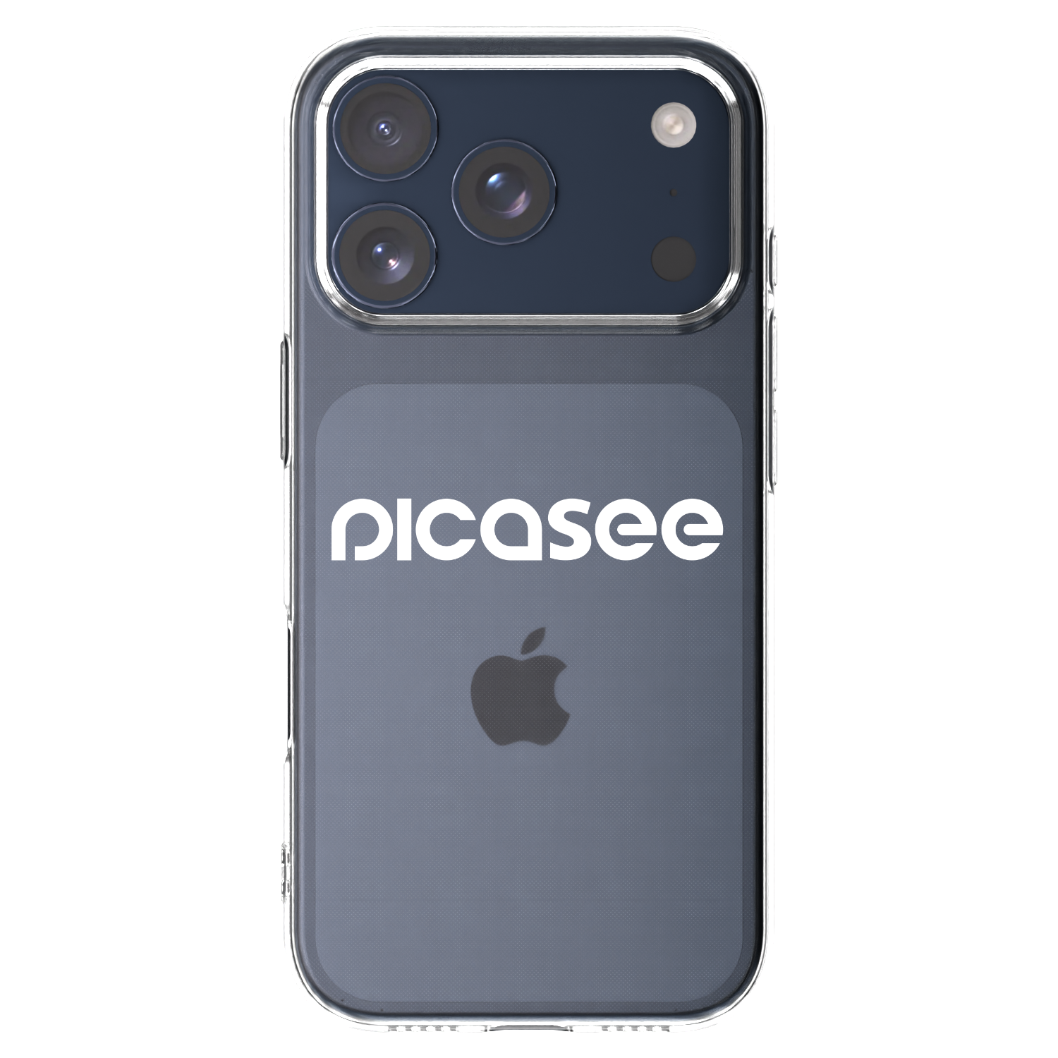 Picasee silikonowe przeźroczyste etui na Apple iPhone 17 Pro - Picasee - new logo - white