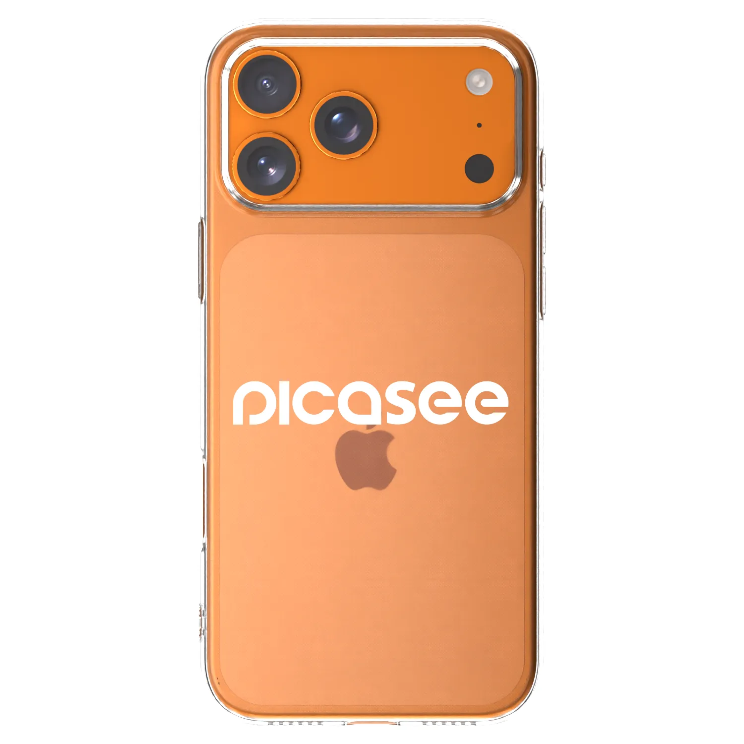 Picasee silikonowe przeźroczyste etui na Apple iPhone 17 Pro Max - Picasee - new logo - white