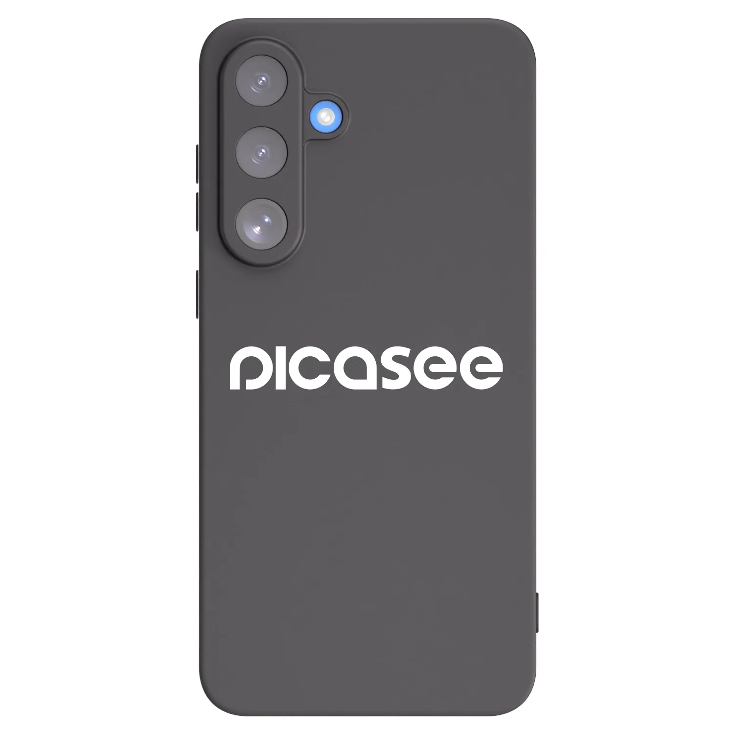 Picasee silikonowe czarne etui na Samsung Galaxy S25 FE 5G - Picasee - new logo - white