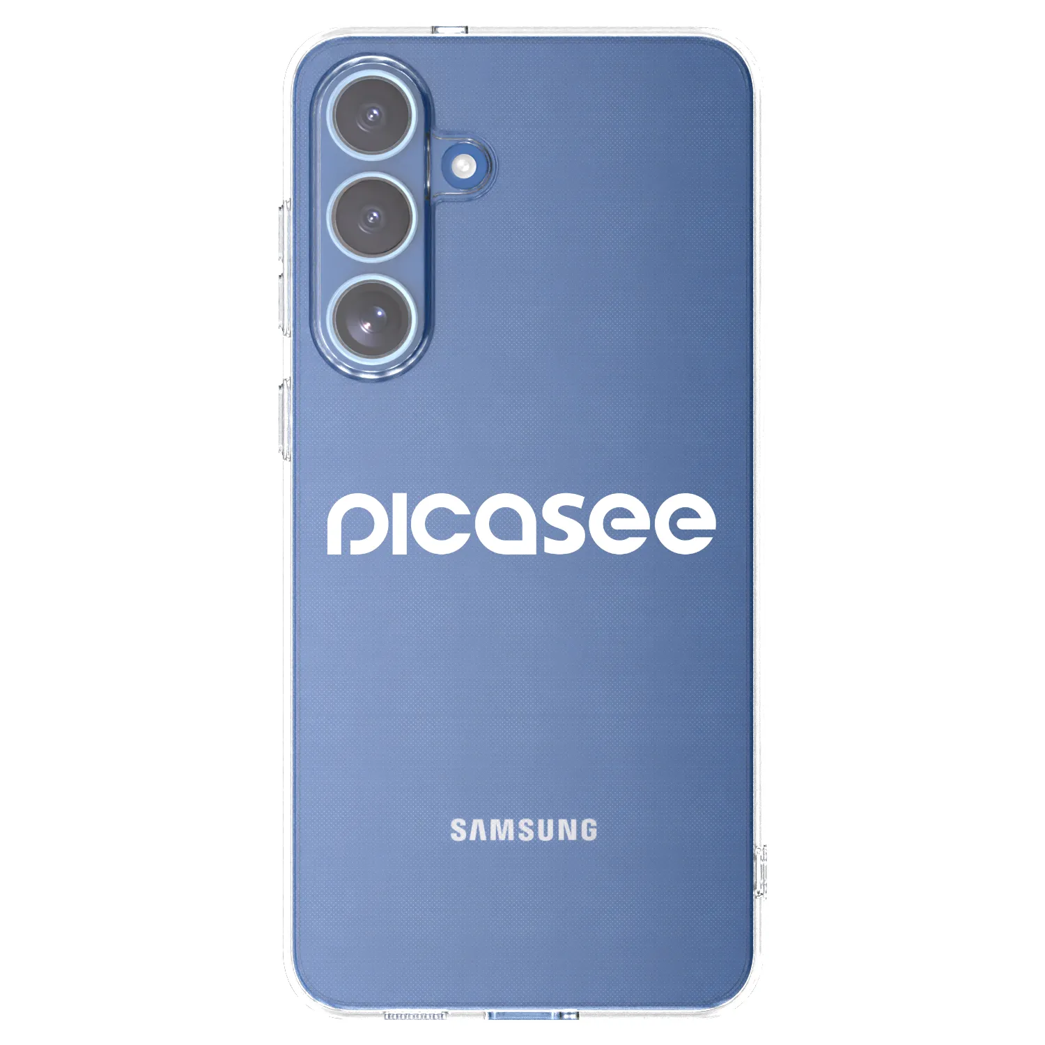 Picasee silikonowe przeźroczyste etui na Samsung Galaxy S25 FE 5G - Picasee - new logo - white