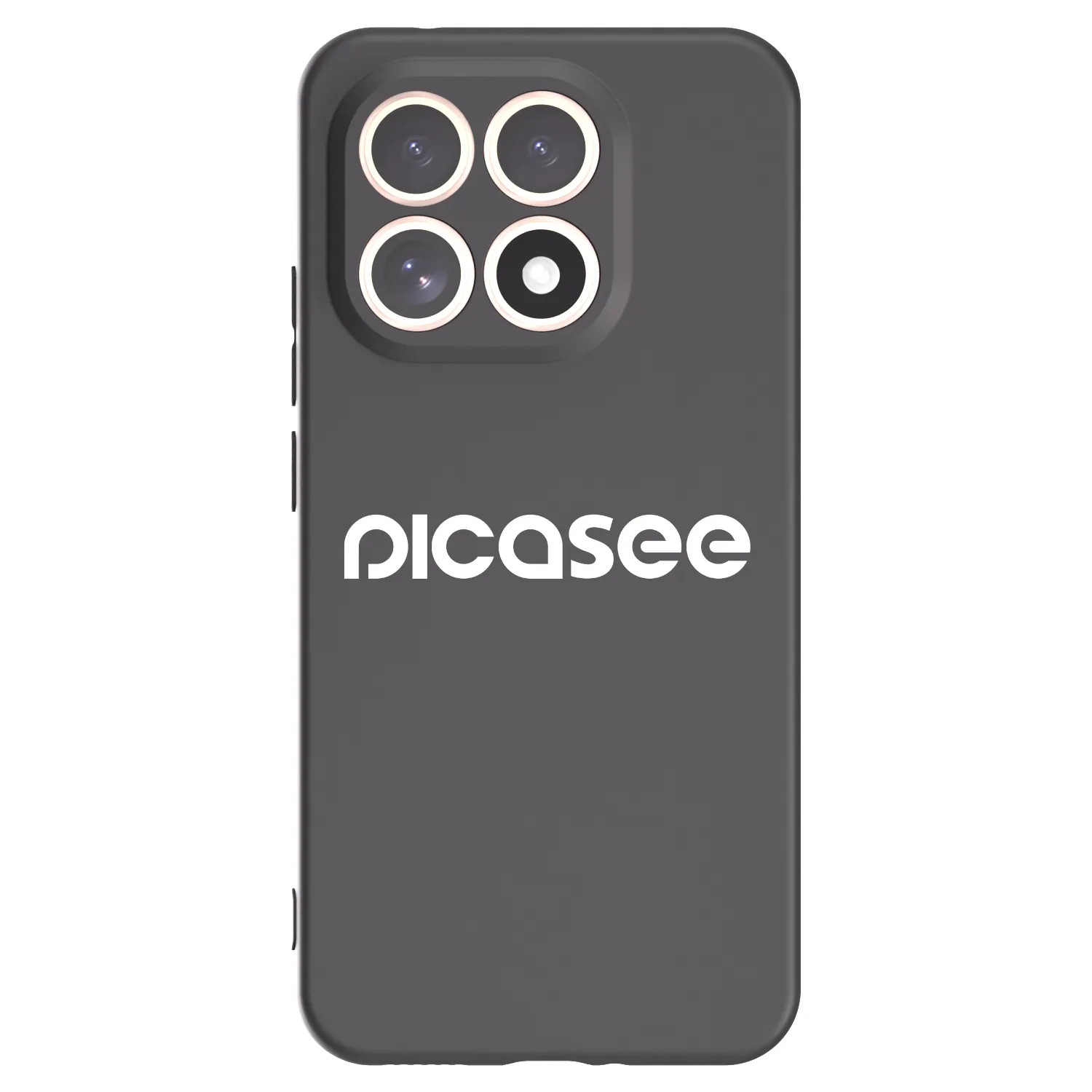 Picasee silikonowe czarne etui na Xiaomi 15T - Picasee - new logo - white