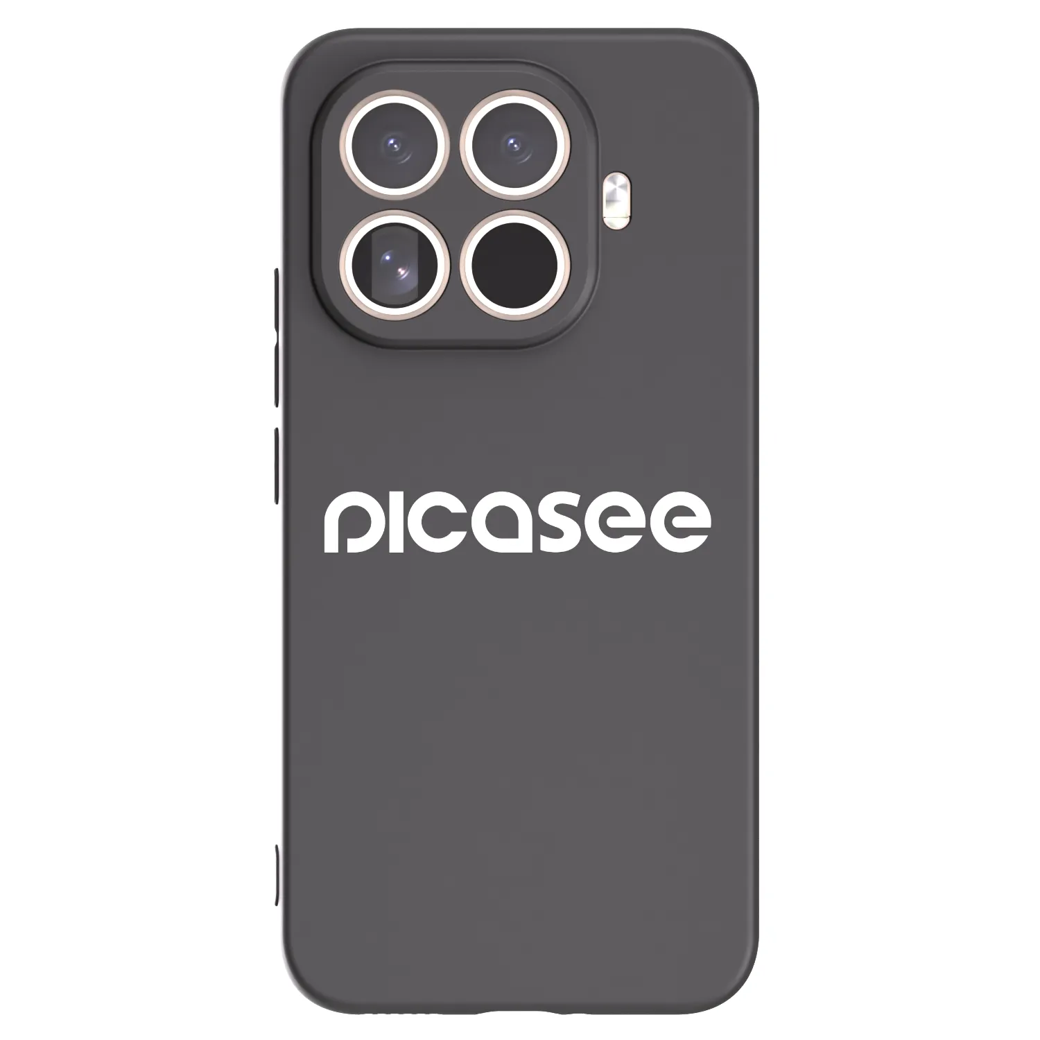 Picasee silikonowe czarne etui na Xiaomi 15T Pro - Picasee - new logo - white