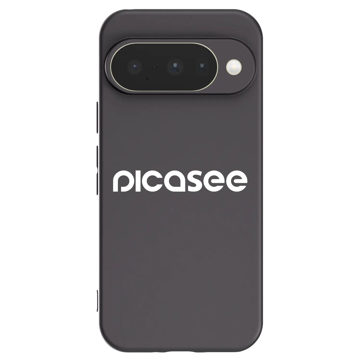 Picasee silikonowe czarne etui na Google Pixel 10 - Picasee - new logo - white