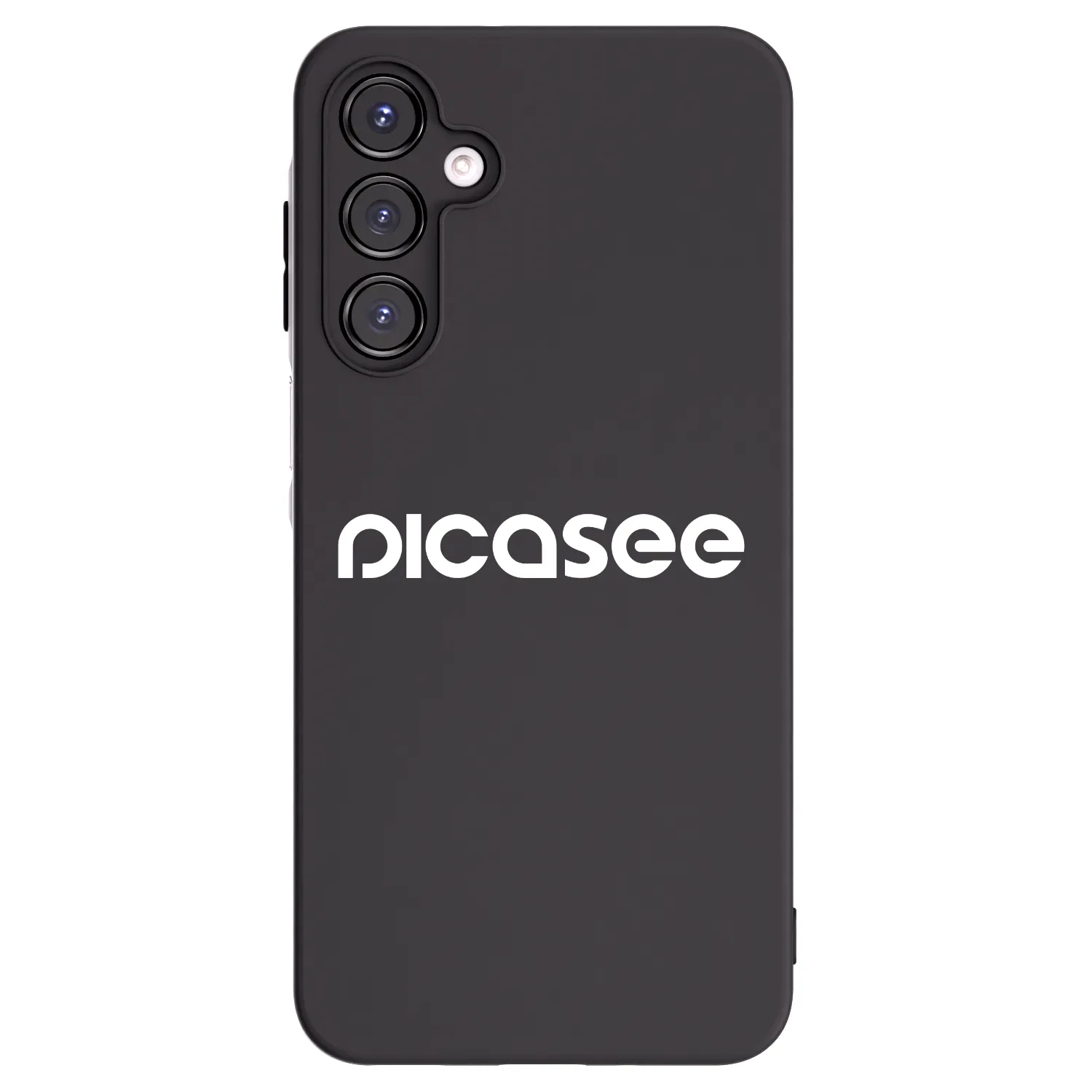 Picasee silikonowe czarne etui na Samsung Galaxy A16 4G - Picasee - new logo - white