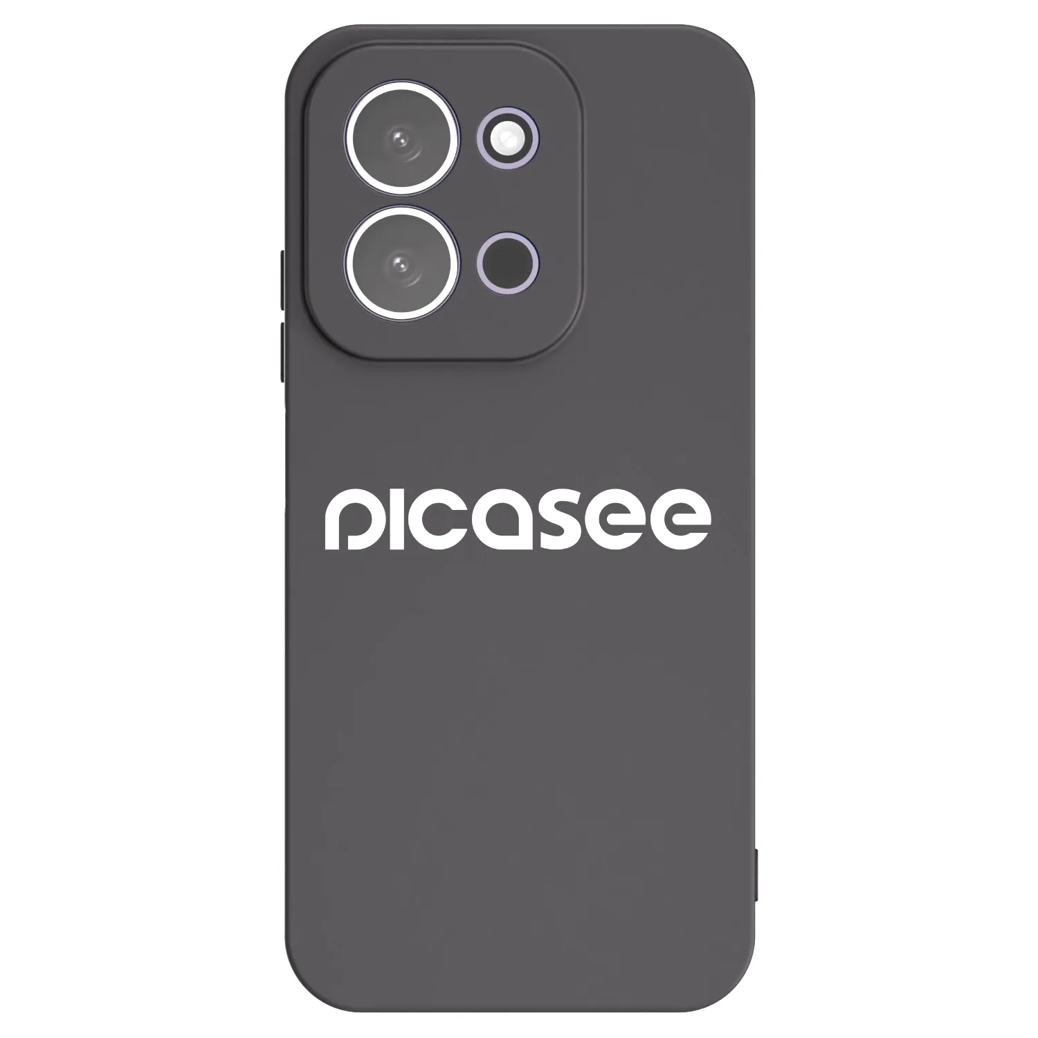 Picasee silikonowe czarne etui na Xiaomi Redmi 15C 5G - Picasee - new logo - white