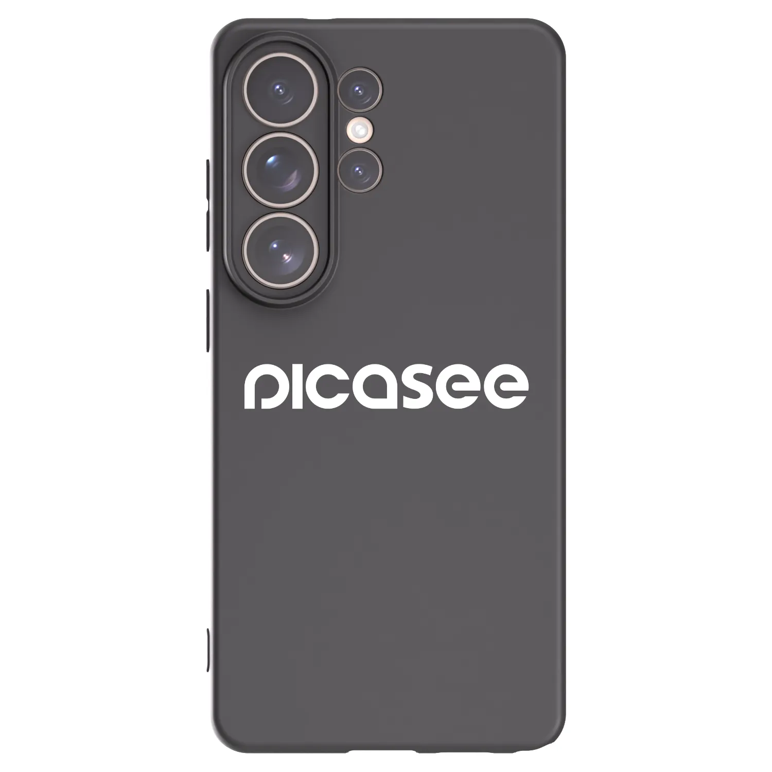 Picasee silikonowe czarne etui na Samsung Galaxy S26 Ultra - Picasee - new logo - white