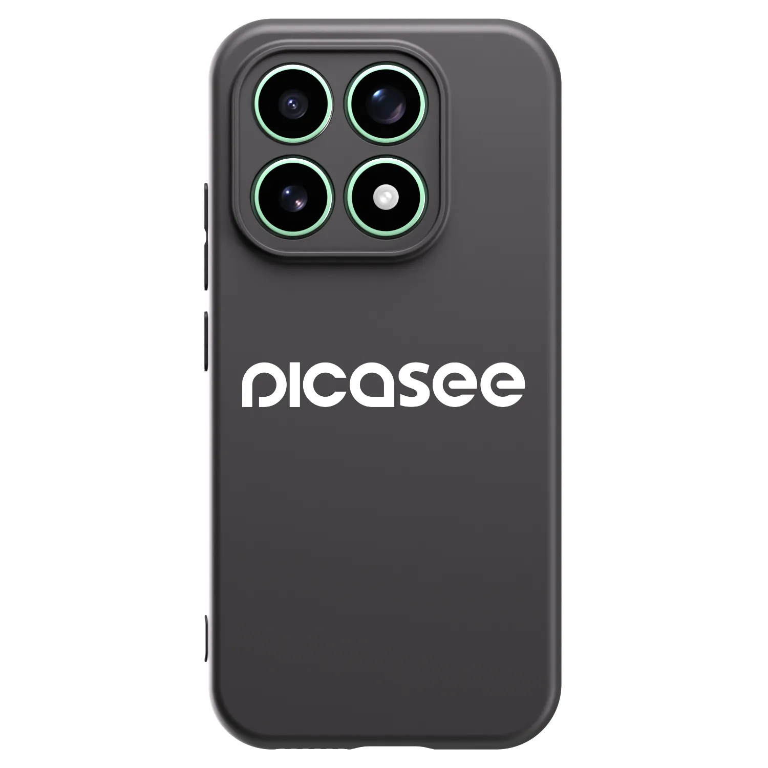 Picasee silikonowe czarne etui na Xiaomi 17 - Picasee - new logo - white