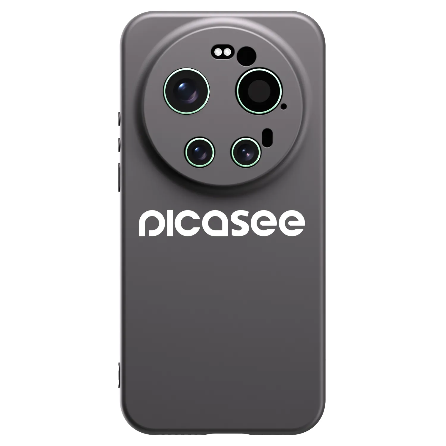 Picasee silikonowe czarne etui na Xiaomi 17 Ultra - Picasee - new logo - white