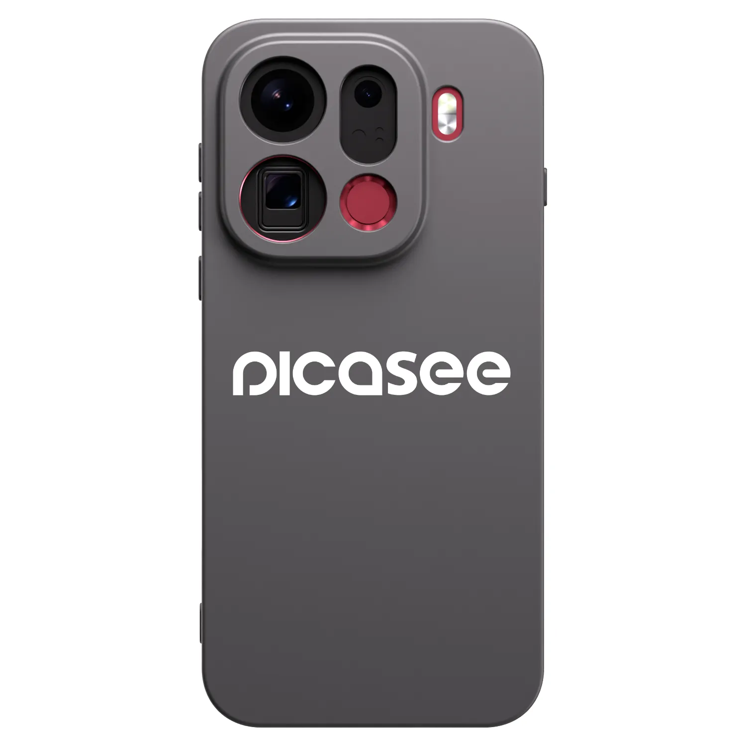 Picasee silikonowe czarne etui na OPPO Find X9 Pro - Picasee - new logo - white