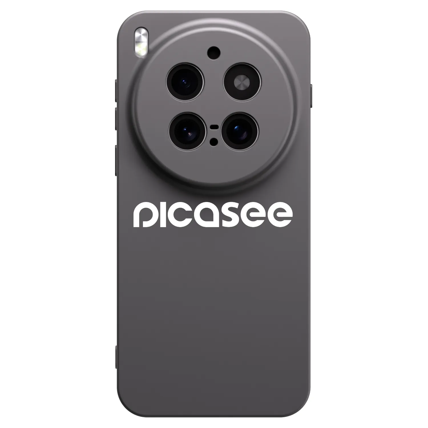 Picasee silikonowe czarne etui na Vivo X300 Pro - Picasee - new logo - white