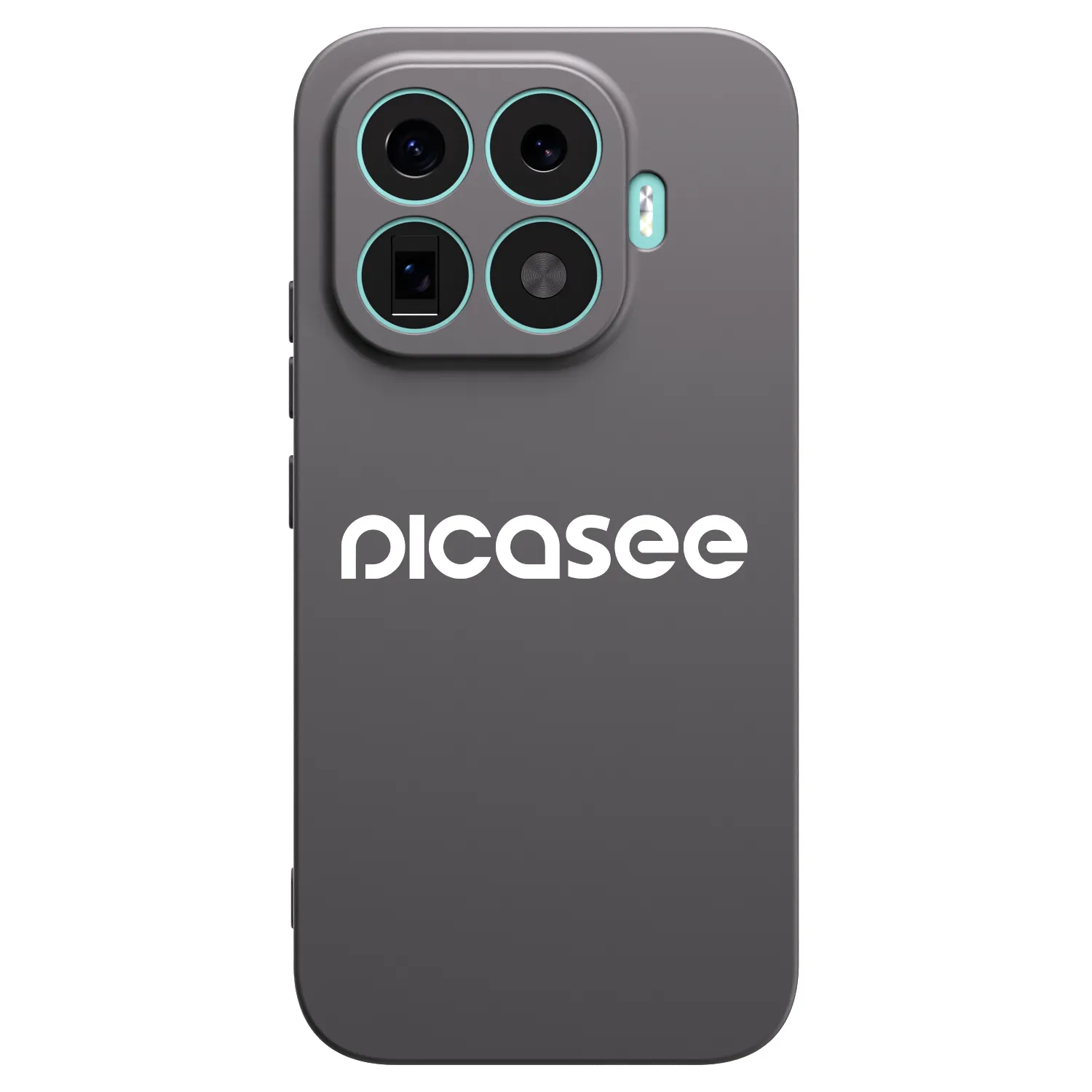 Picasee silikonowe czarne etui na Xiaomi 17T - Picasee - new logo - white