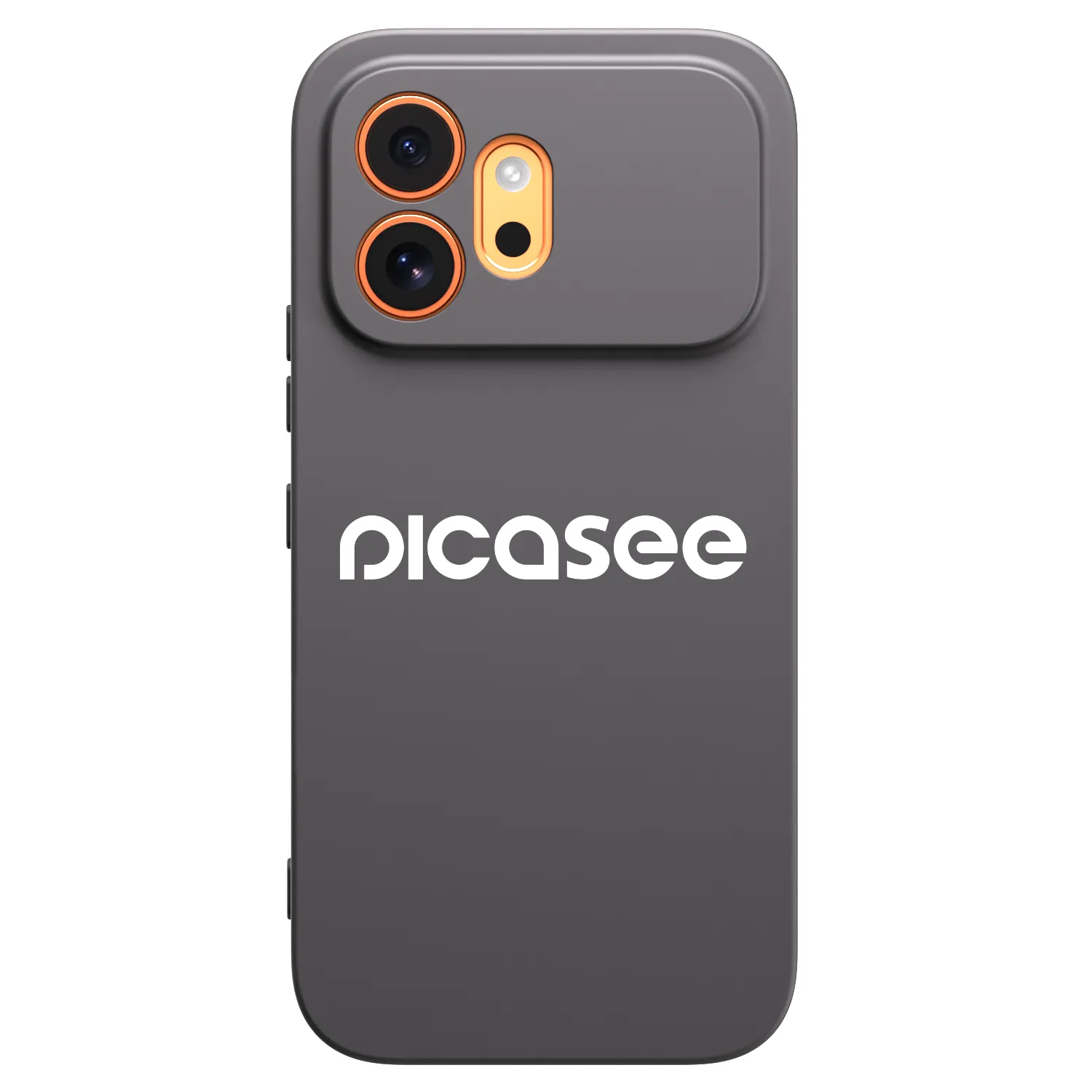 Picasee silikonowe czarne etui na Honor 600 - Picasee - new logo - white