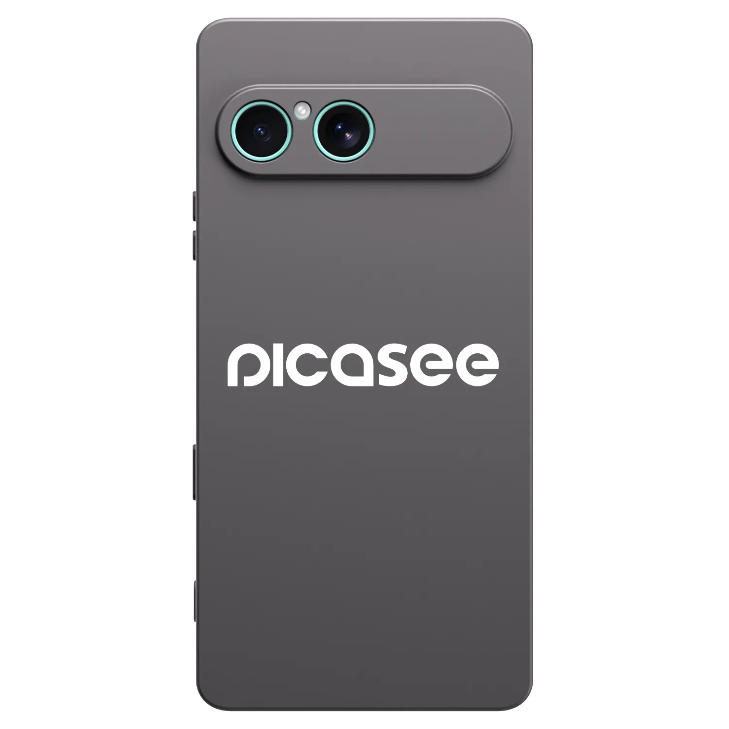 Picasee silikonowe czarne etui na Sony Xperia 10 VII - Picasee - new logo - white