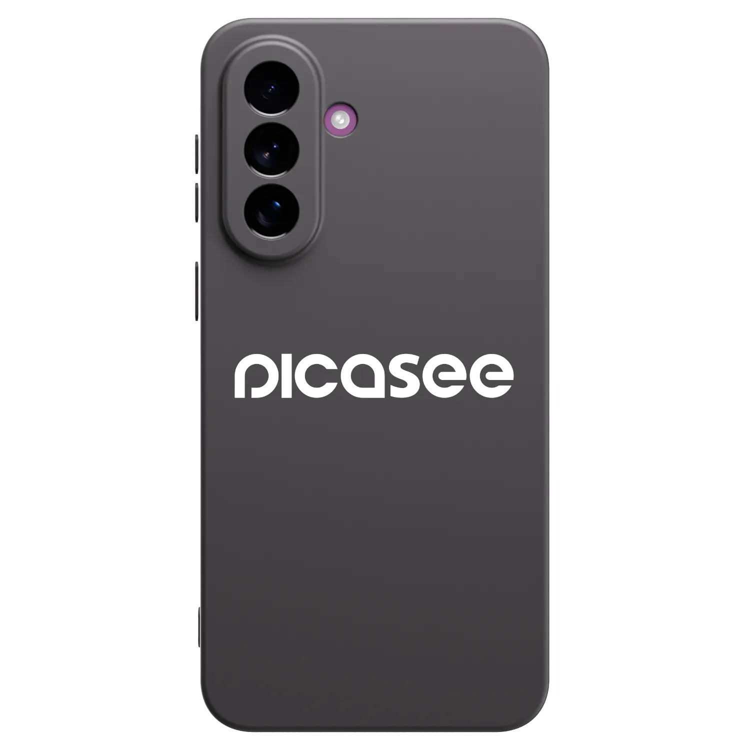 Picasee silikonowe czarne etui na Samsung Galaxy A37 - Picasee - new logo - white