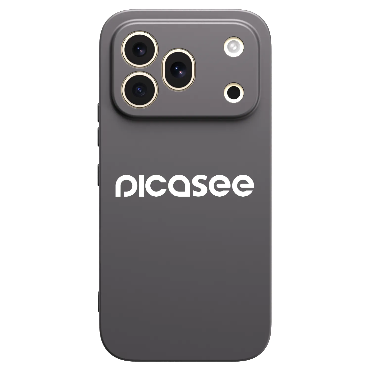 Picasee silikonowe czarne etui na Honor 600 Pro - Picasee - new logo - white