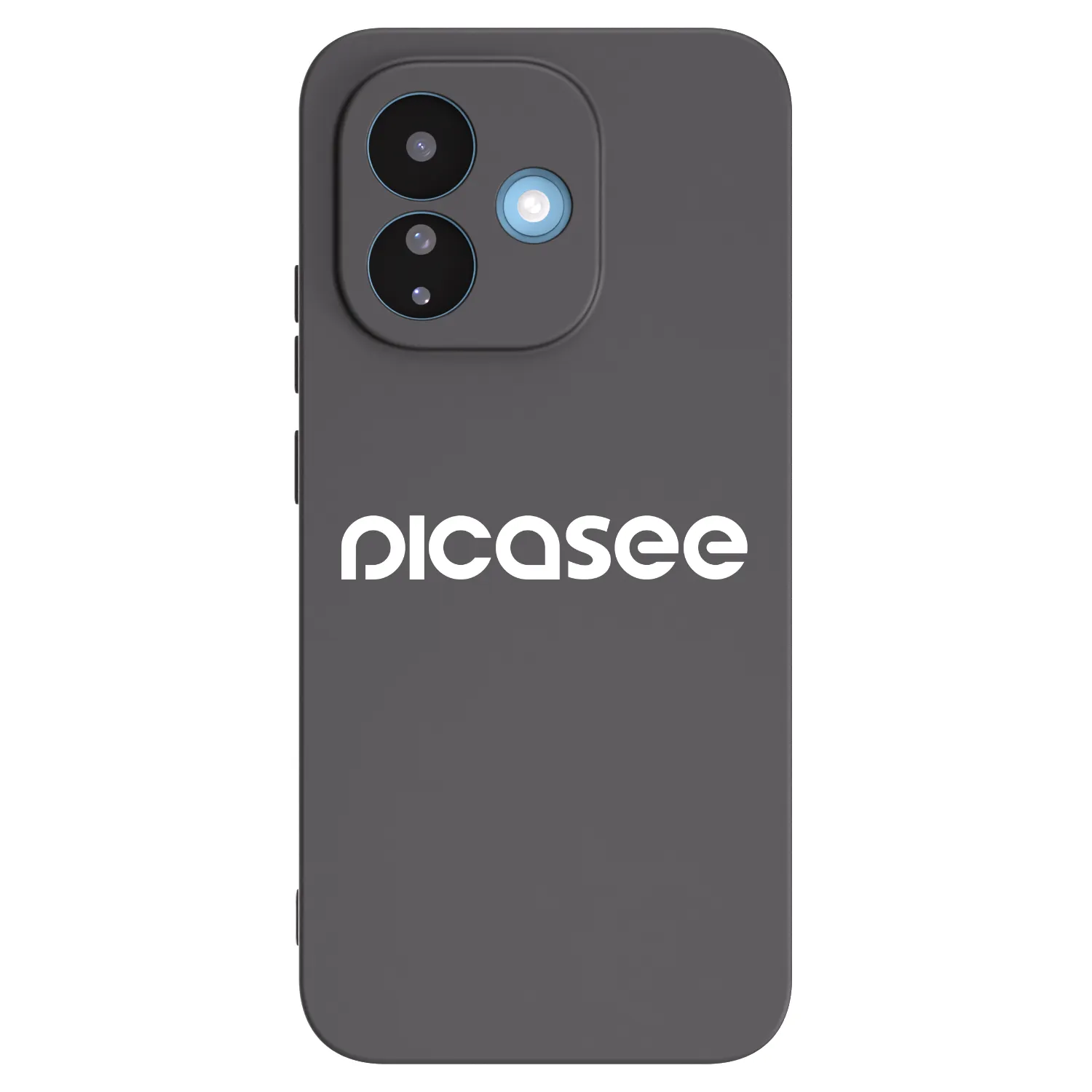 Picasee silikonowe czarne etui na Xiaomi Redmi Note 17 Pro 5G - Picasee - new logo - white