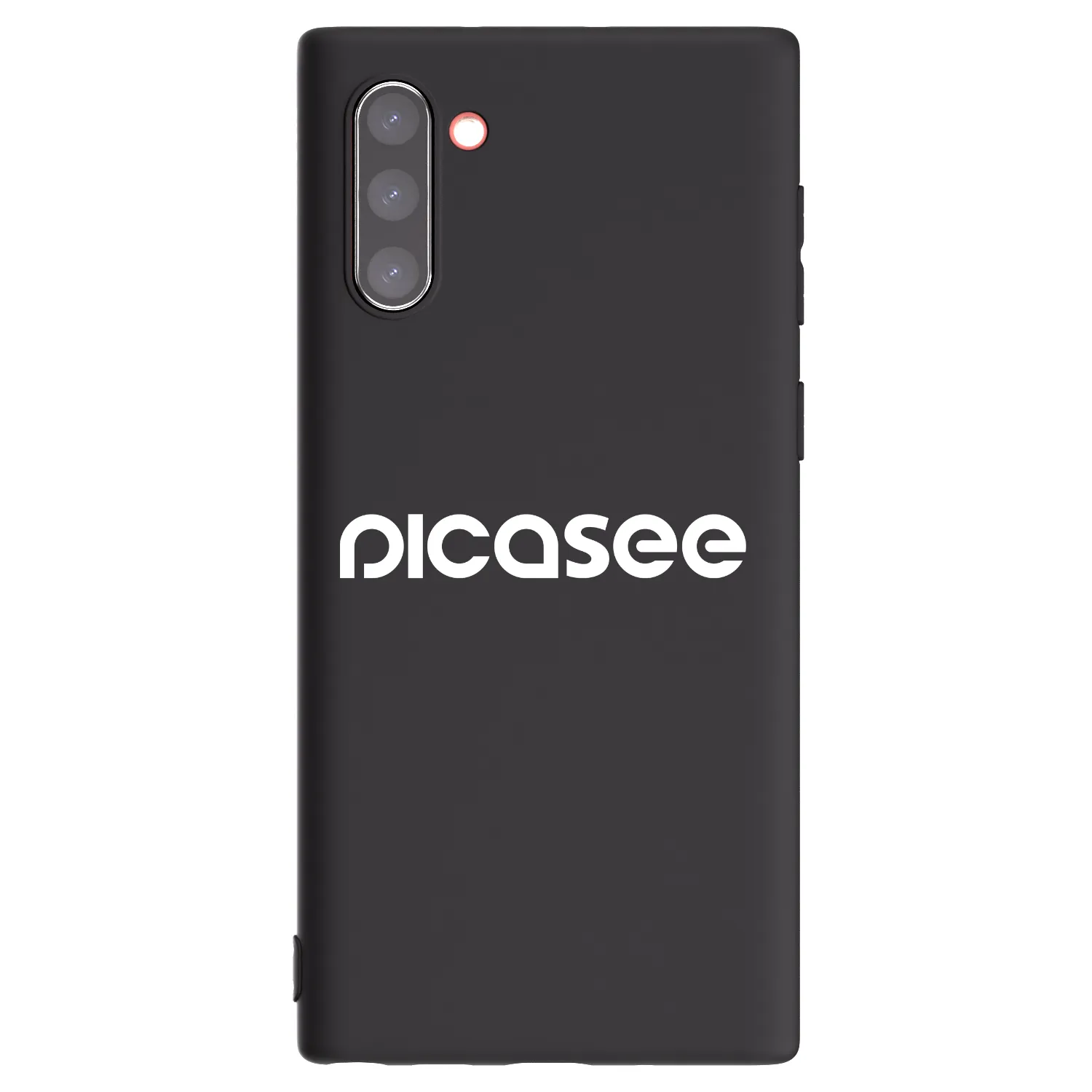Picasee silikonowe czarne etui na Samsung Galaxy Note 10 N970F - Picasee - new logo - white