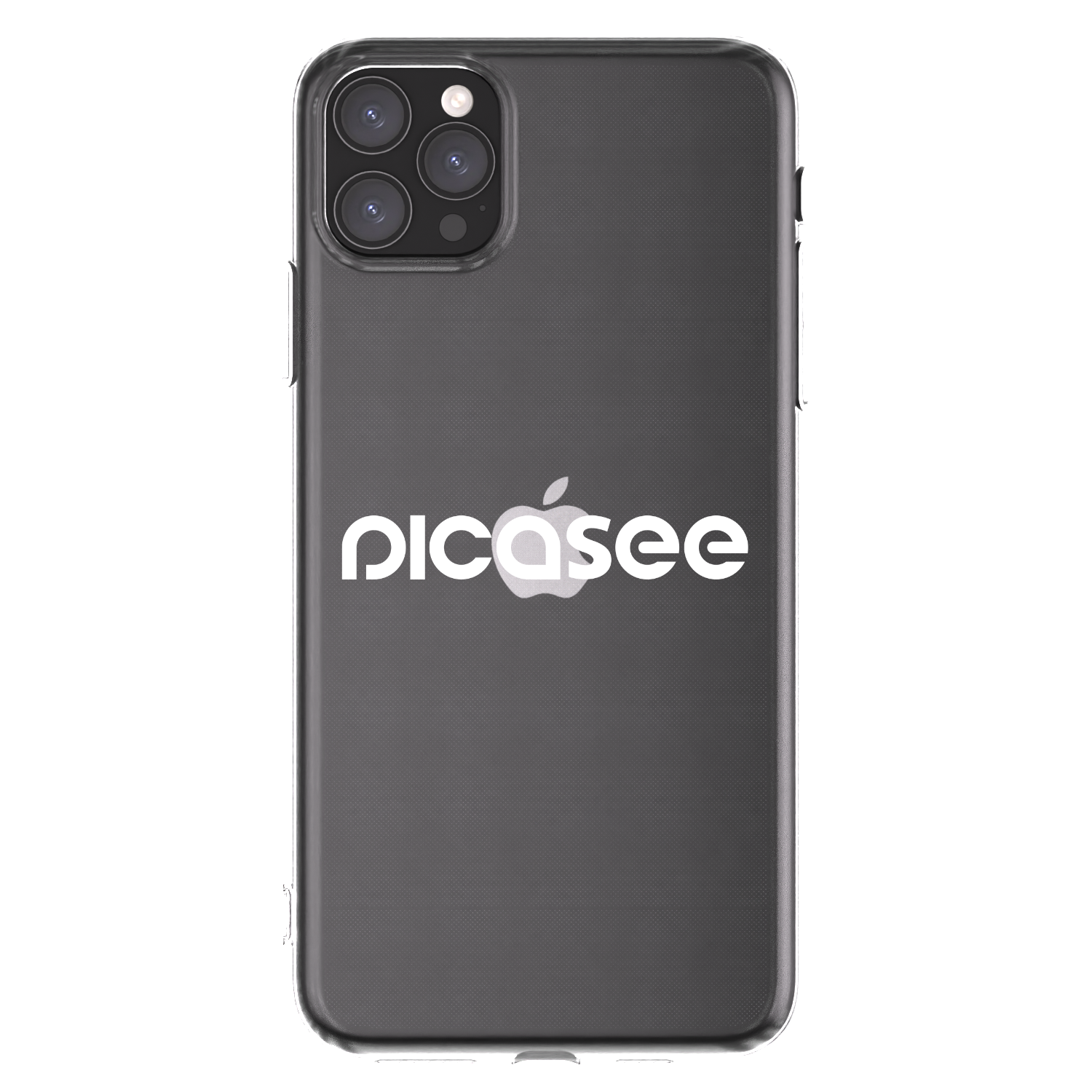 Picasee silikonowe przeźroczyste etui na Apple iPhone 11 Pro Max - Picasee - new logo - white