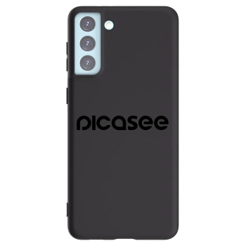 Picasee silikonowe czarne etui na Samsung Galaxy S21+ 5G G996F - Picasee - new logo - black