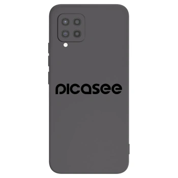 Picasee silikonowe czarne etui na Samsung Galaxy A42 A426B - Picasee - new logo - black