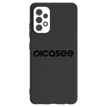 Picasee silikonowe czarne etui na Samsung Galaxy A32 5G A326B - Picasee - new logo - black