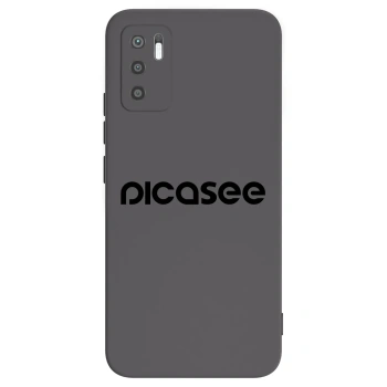 Picasee silikonowe czarne etui na Xiaomi Redmi Note 10 5G - Picasee - new logo - black