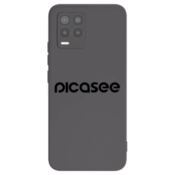 Etui na Realme 8 4G - Picasee - new logo - black