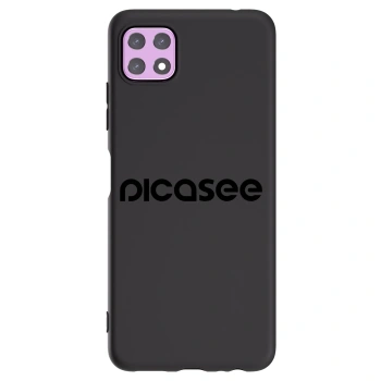 Picasee silikonowe czarne etui na Samsung Galaxy A22 A226B 5G - Picasee - new logo - black