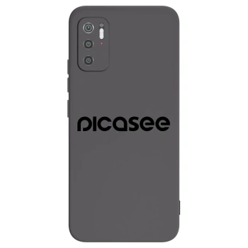 Picasee silikonowe czarne etui na Xiaomi Poco M3 Pro 5G - Picasee - new logo - black
