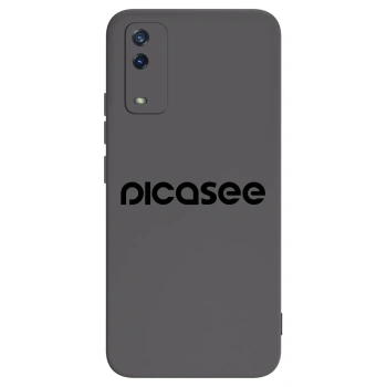 Picasee silikonowe czarne etui na Vivo Y11s - Picasee - new logo - black