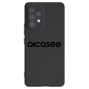 Picasee silikonowe czarne etui na Samsung Galaxy A53 5G A536 - Picasee - new logo - black