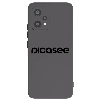 Picasee silikonowe czarne etui na Realme 9 Pro 5G - Picasee - new logo - black