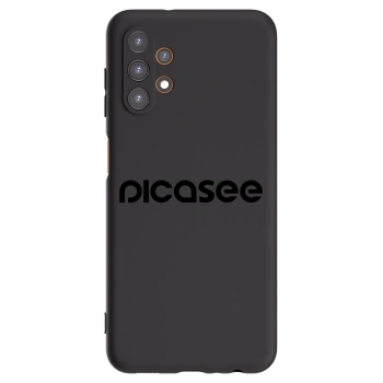 Picasee silikonowe czarne etui na Samsung Galaxy A13 4G A135 - Picasee - new logo - black