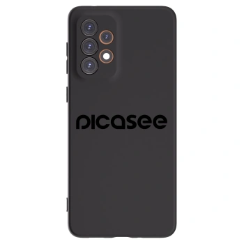 Picasee silikonowe czarne etui na Samsung Galaxy A33 5G A336 - Picasee - new logo - black