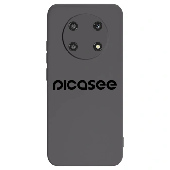 Picasee silikonowe czarne etui na Honor Magic4 Lite 5G - Picasee - new logo - black