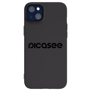 Picasee silikonowe czarne etui na Apple iPhone 14 Plus - Picasee - new logo - black