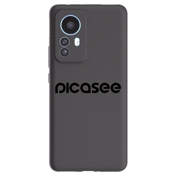 Picasee silikonowe czarne etui na Xiaomi 12T Pro - Picasee - new logo - black