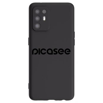 Picasee silikonowe czarne etui na OPPO A94 5G - Picasee - new logo - black