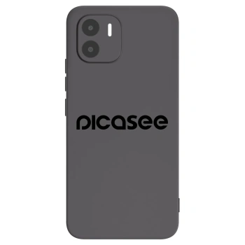 Picasee silikonowe czarne etui na Xiaomi Redmi A1 - Picasee - new logo - black