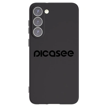 Picasee silikonowe czarne etui na Samsung Galaxy S23+ 5G - Picasee - new logo - black
