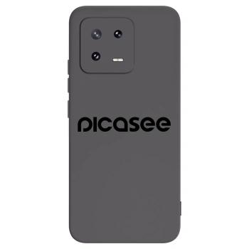 Picasee silikonowe czarne etui na Xiaomi 13 Pro - Picasee - new logo - black