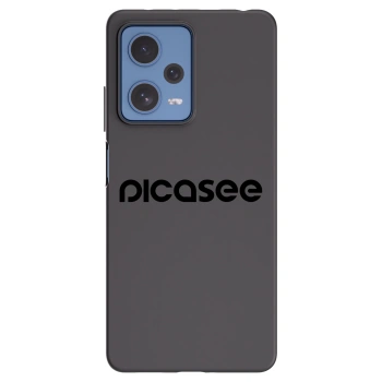 Picasee silikonowe czarne etui na Xiaomi Redmi Note 12 Pro 5G - Picasee - new logo - black
